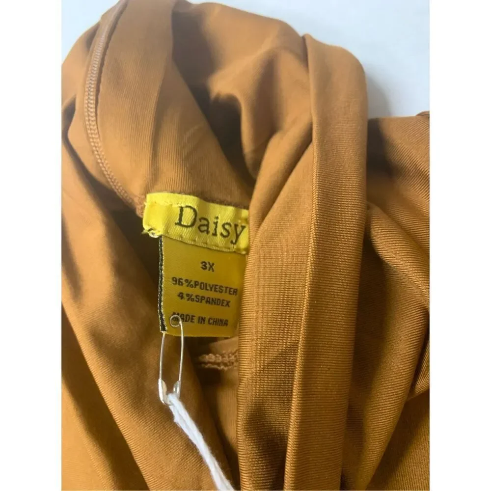 Mock Neck Long Sleeve Bodycon Jumpsuit